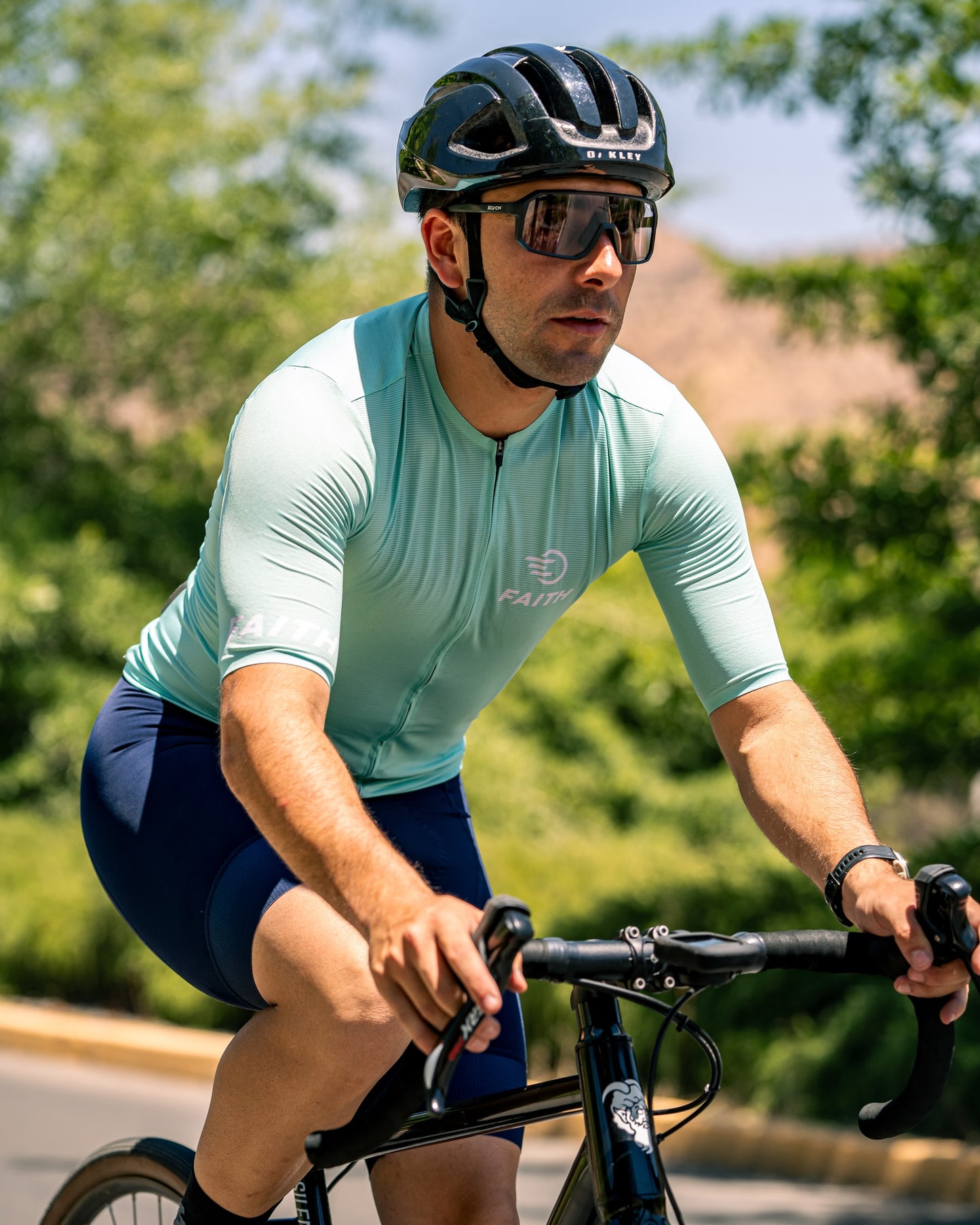 Men Turquoise Jersey