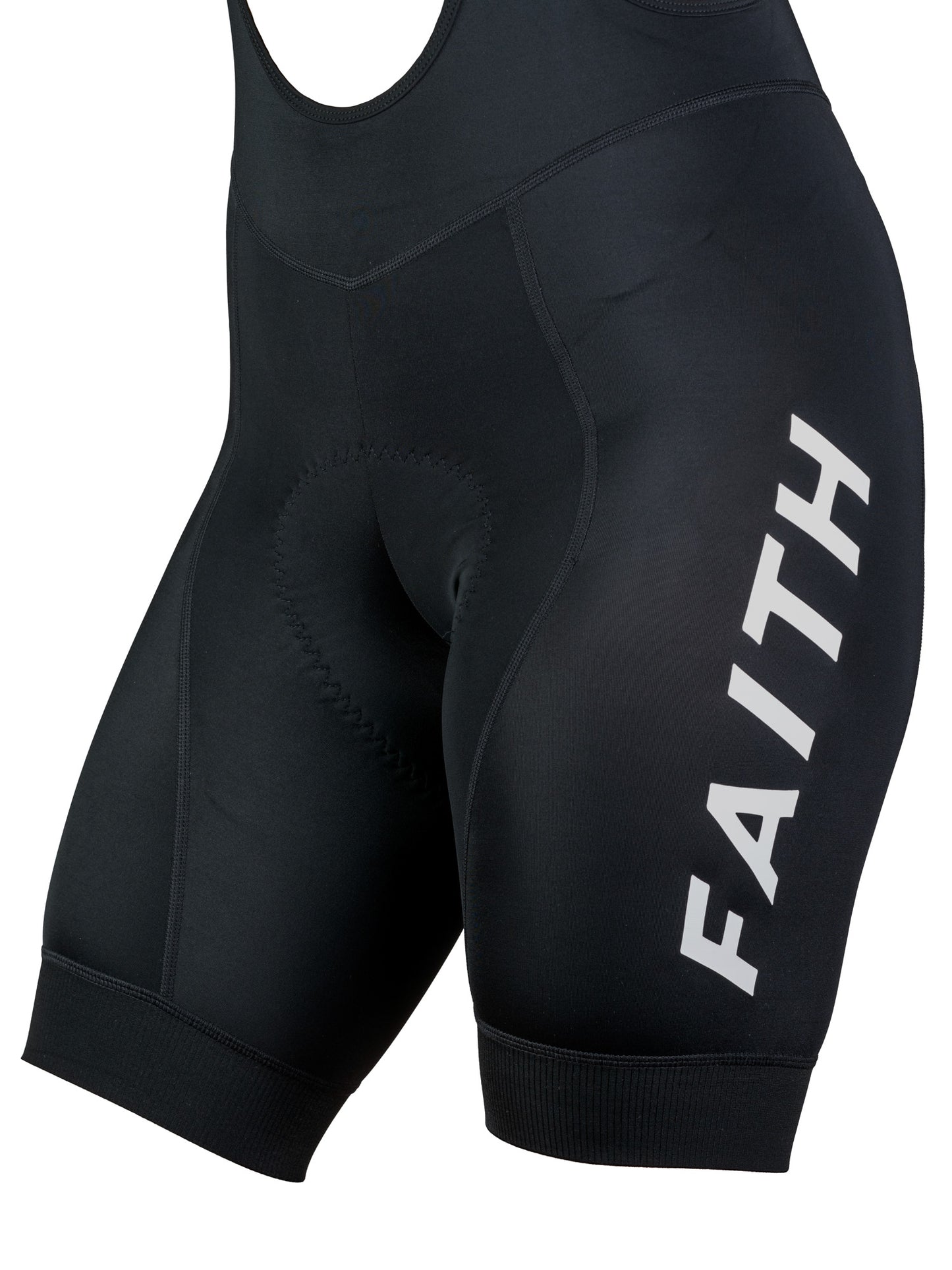 Women Black short bib