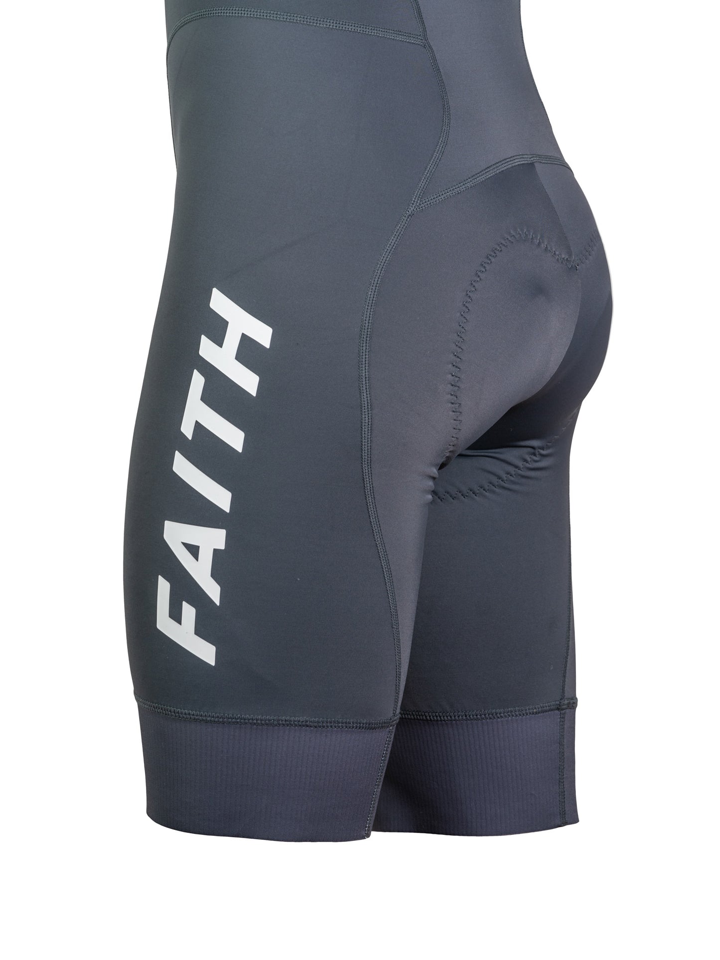 Men Gray short bib