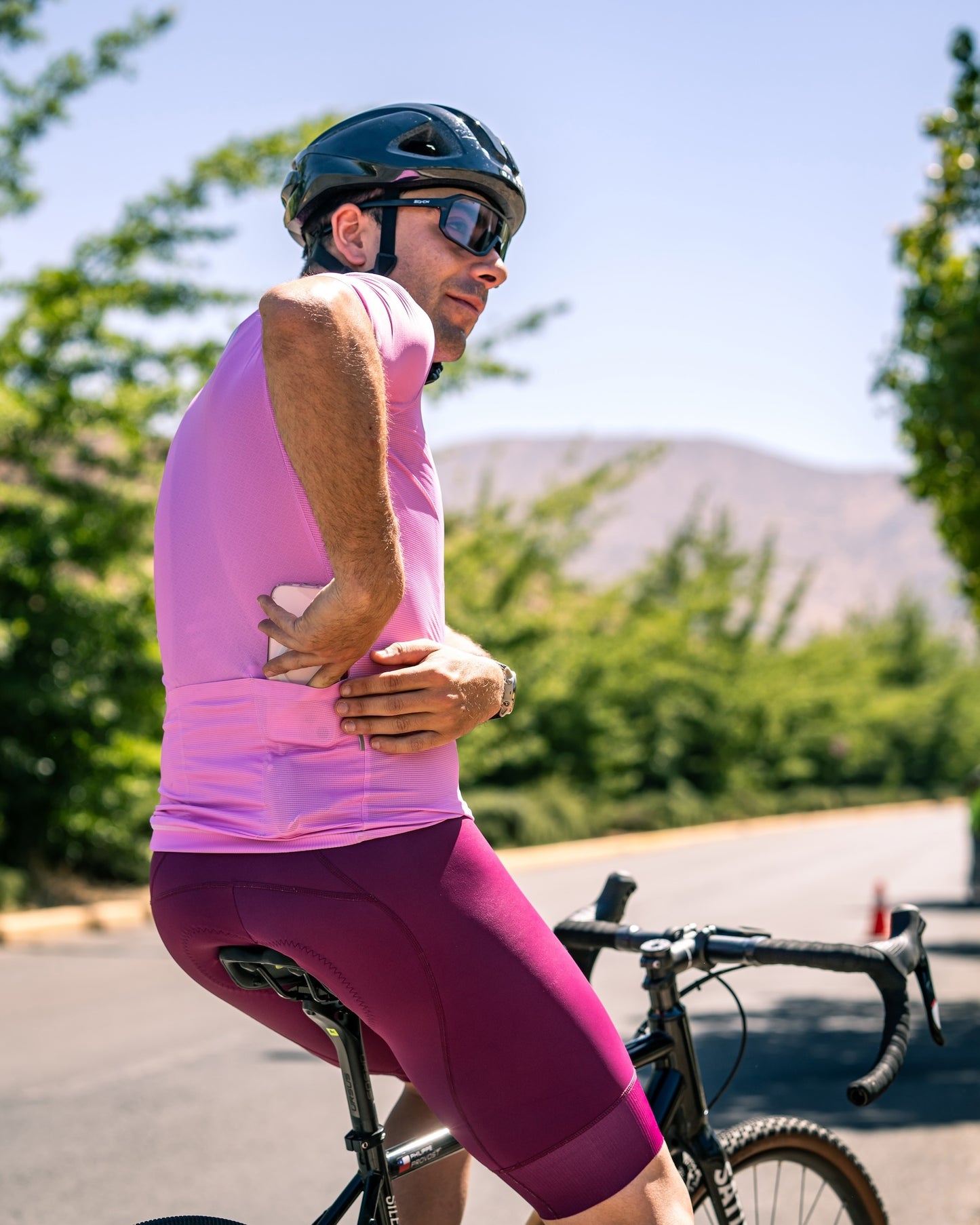Men Pink Jersey